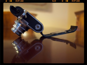 Voigtländer Vito B abierta tapa inferior Cámara Voigtländer Vito B abierta tapa inferior